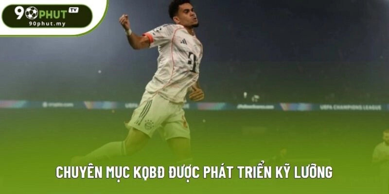 Chuyên mục KQBĐ được phát triển kỹ lưỡng